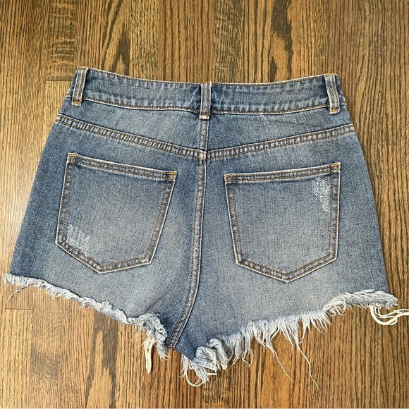 Pacsun Bullhead high waist mom denim shorts size 7 - Picture 3 of 3